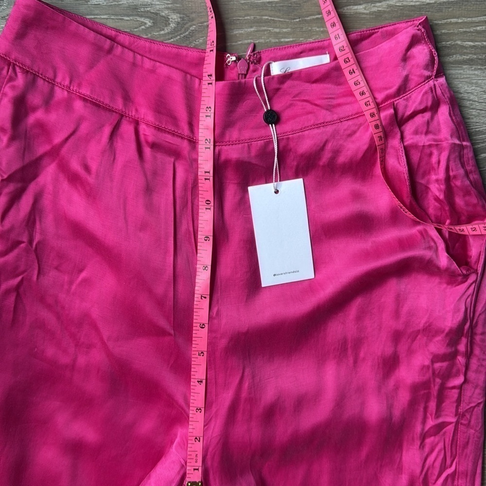 NEW LOVERS AND FRIENDS Ariana Pant in Hot Magenta Small - Picture 10 of 12